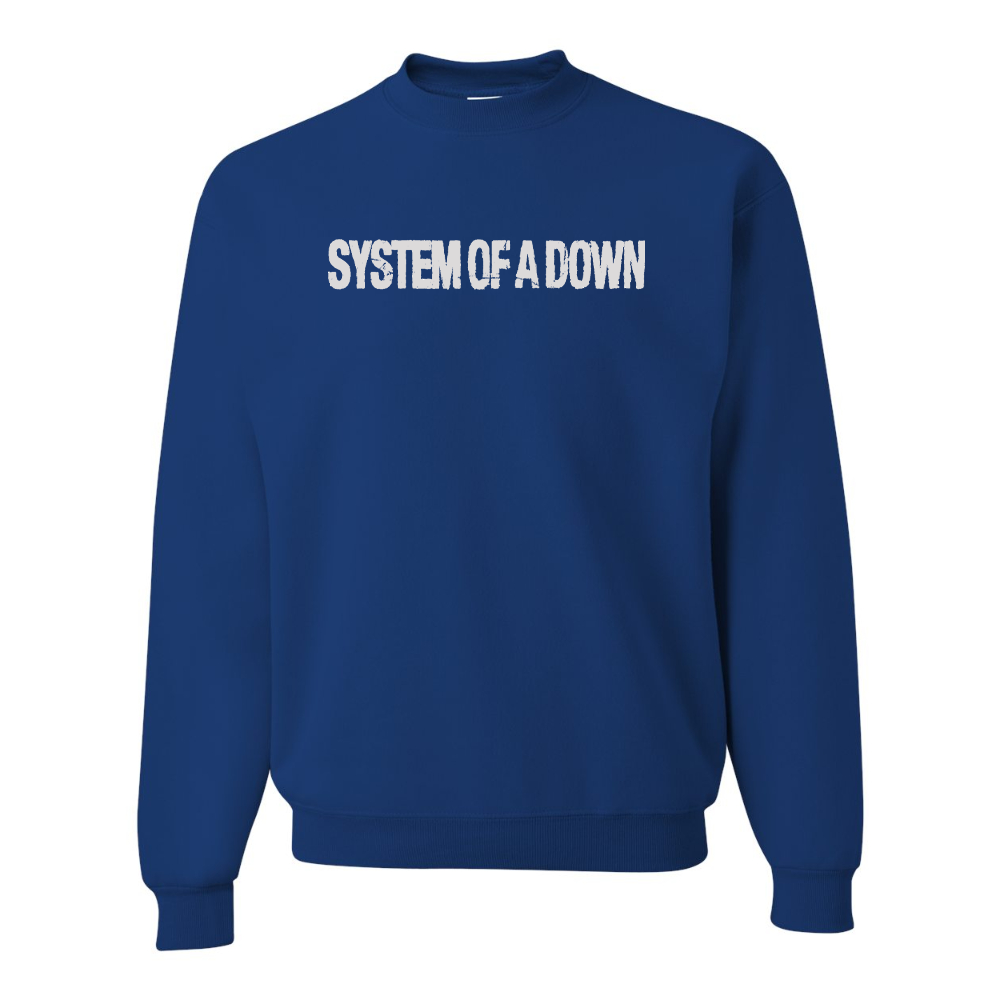 Men's System Of A Down JERZEES NuBlend Crewneck Sweatshirt