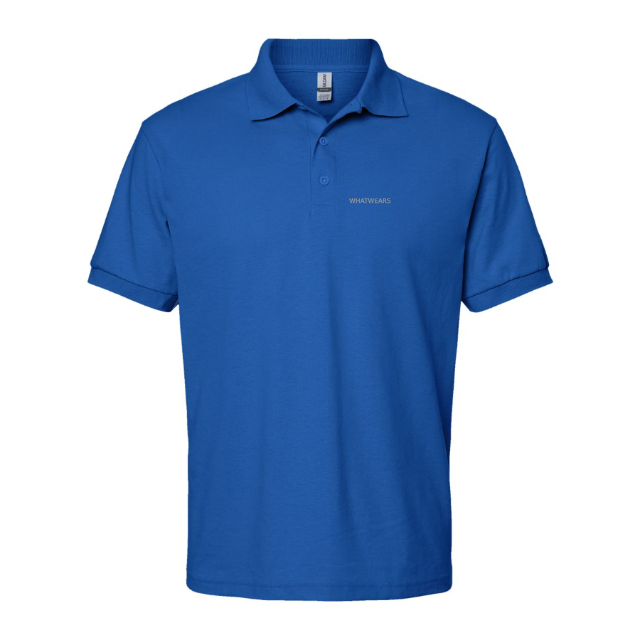 Men's WhatWears Logo Dry Blend Polo
