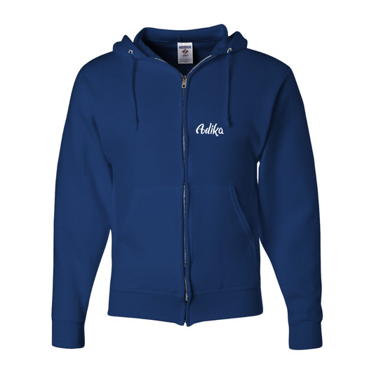 Men's Adika JERZEES NuBlend Full-Zip Hooded Sweatshirt