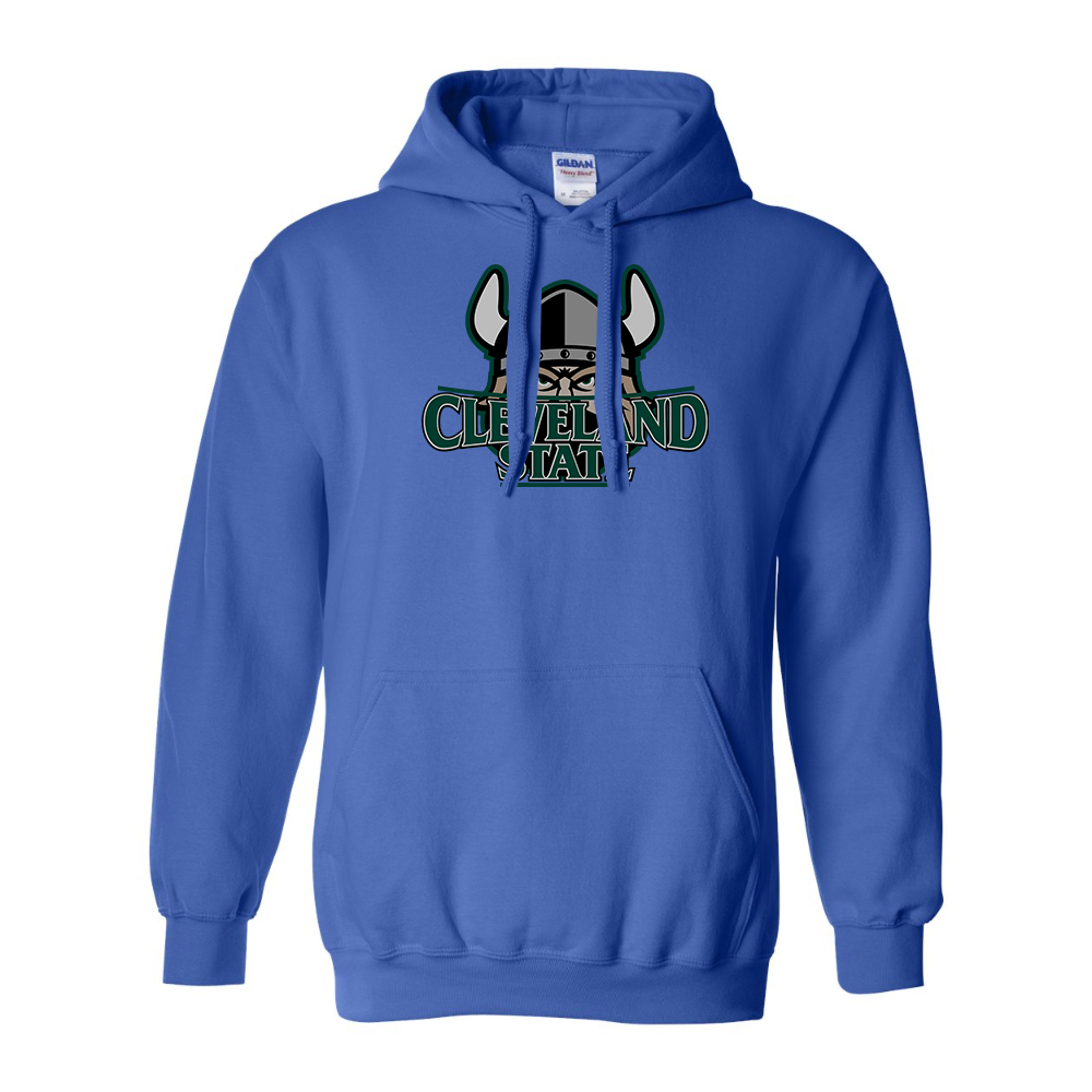 Men's Cleveland State Vikings  Gildan  Heavy Blend Hooded Sweatshirt