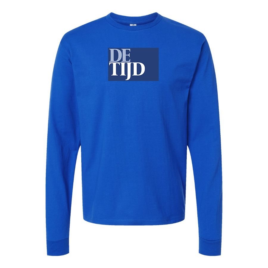 Men's De Tijd    Cotton Long Sleeve T-Shirt
