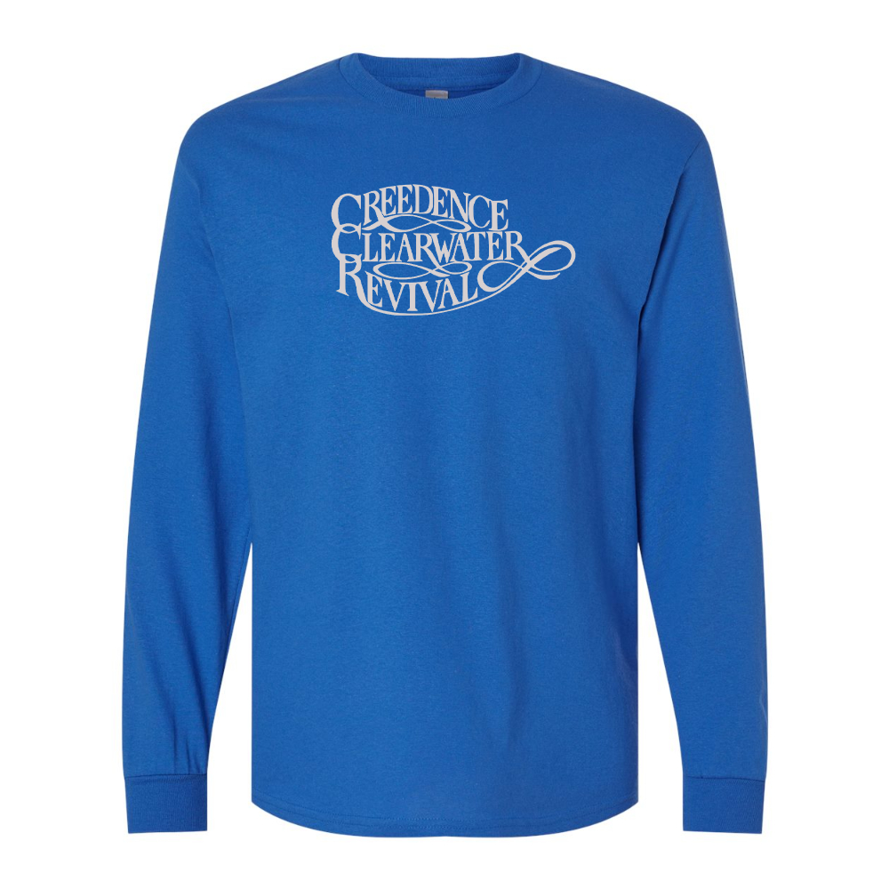Men's Creedence Clearwater Revival Gildan Heavy Cotton Long Sleeve T-Shirt
