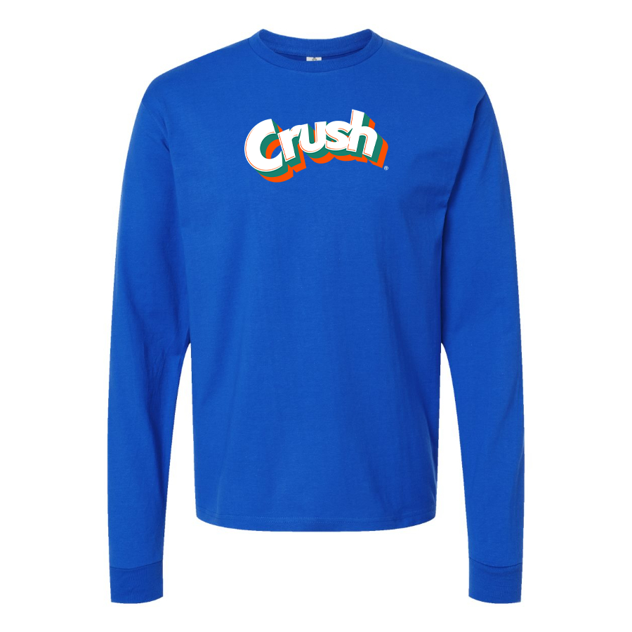 Men's Crush Logo Cotton Long Sleeve T-Shirt