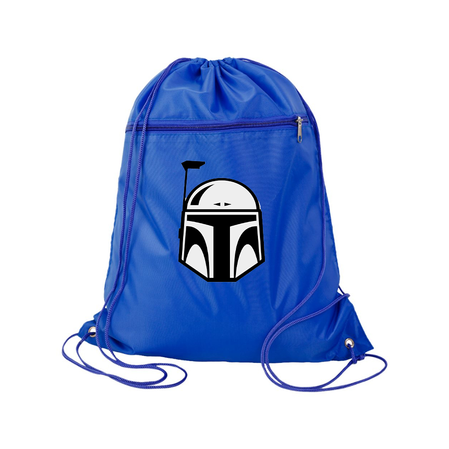 Star Wars Boba Fett Helmet Q-Tees - Polyester Cinchpack