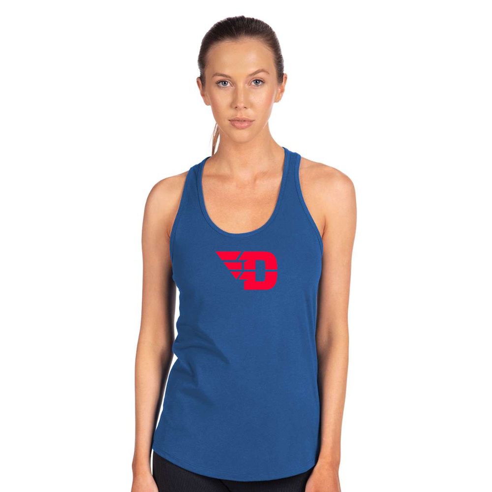 Women's Dayton Flyers  Next Level Ideal Racerback Tank