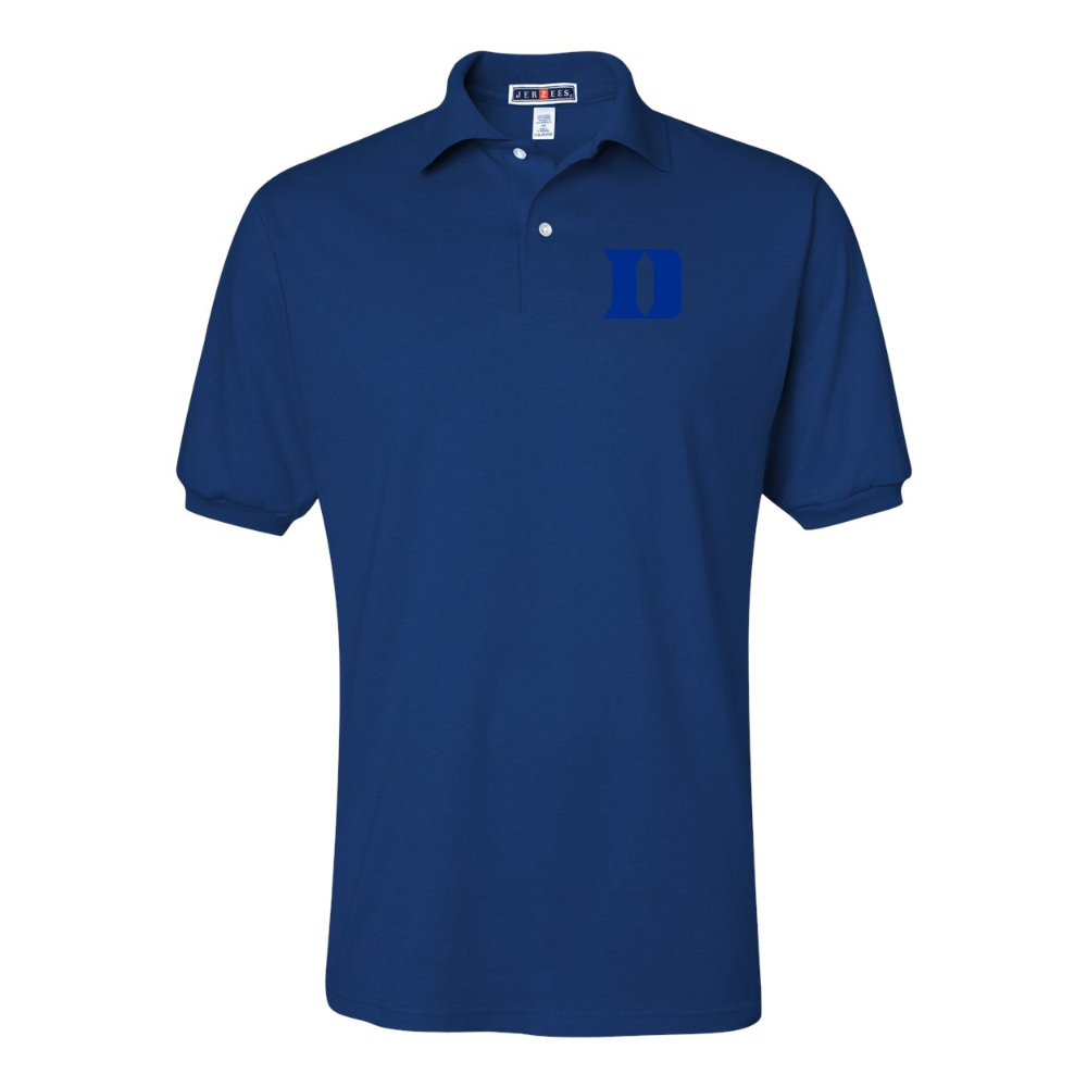 Men's Duke Blue Devils JERZEES  SpotShield polo