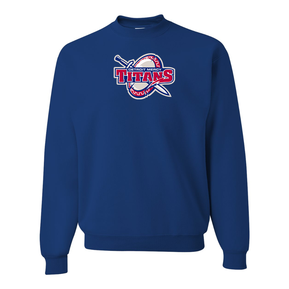 Men's Detroit Titans  JERZEES NuBlend Crewneck Sweatshirt