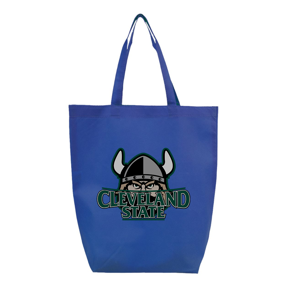 Cleveland State Vikings    Q-Tees Non-Woven Gusset Bottom Tote