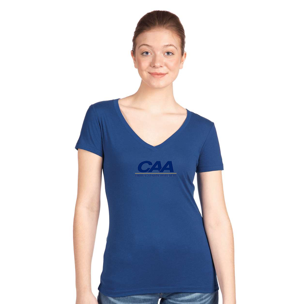Women's Colonial Athletic Association Next Level V-Neck T-Shirt