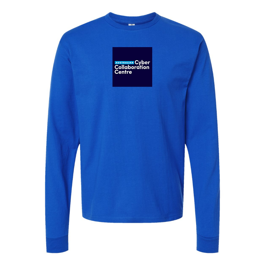 Men's Australian Cyber Collaboration Centre Logo Cotton Long Sleeve T-Shirt
