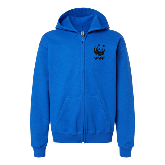 Youth WWF  Gildan Heavy Blend Full Zip Hooded Sweatshirt
