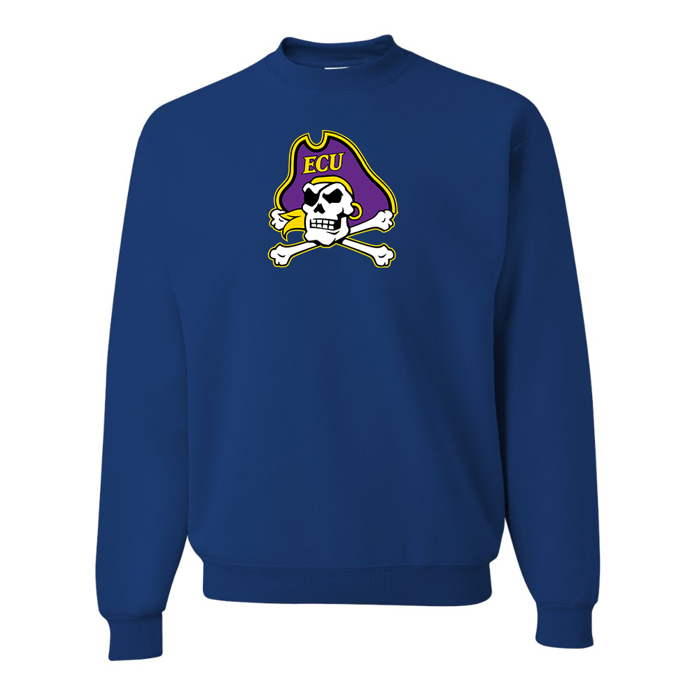 Men's  East Carolina Pirates JERZEES NuBlend Crewneck Sweatshirt