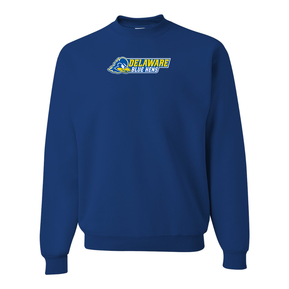 Men's  Delaware Blue Hens JERZEES NuBlend Crewneck Sweatshirt