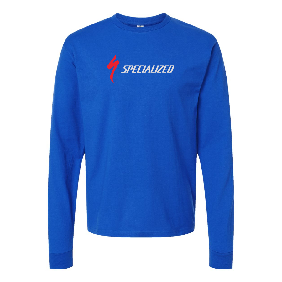 Men's Specialized Logo Cotton Long Sleeve T-Shirt