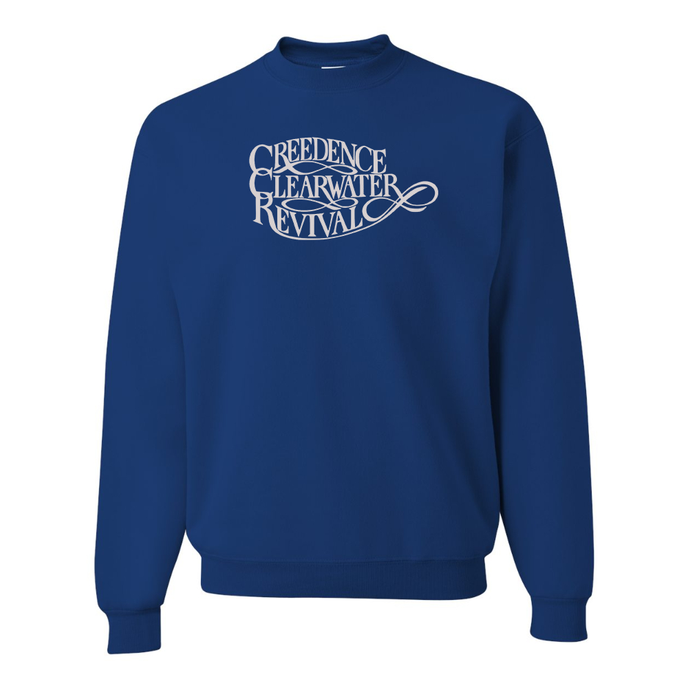 Men's Creedence Clearwater Revival JERZEES NuBlend Crewneck Sweatshirt