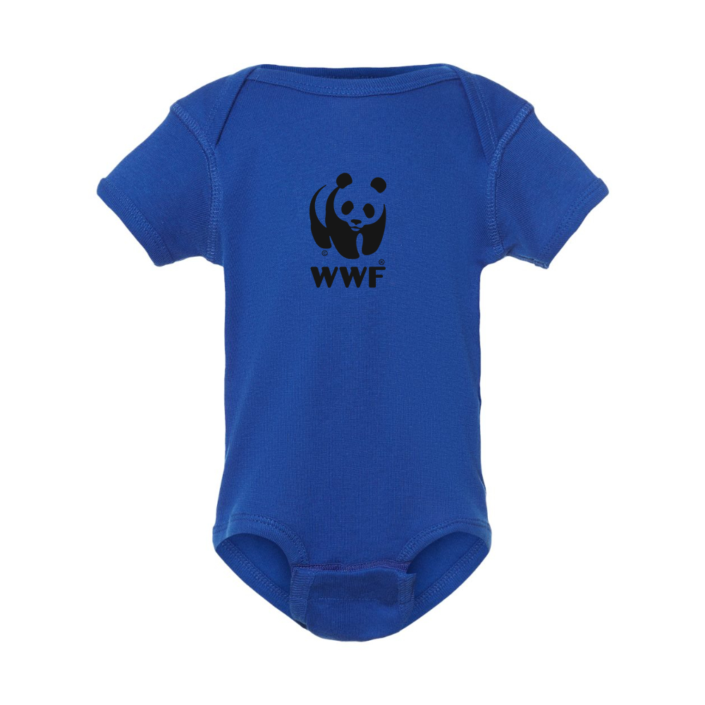 WWF  Rabbit Skins Infant Baby Rib Bodysuit