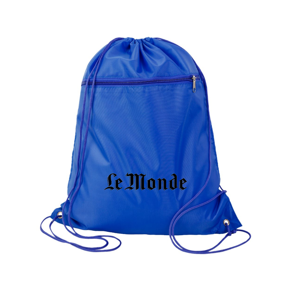 Le Monde Q-Tees  Polyester Cinchpack