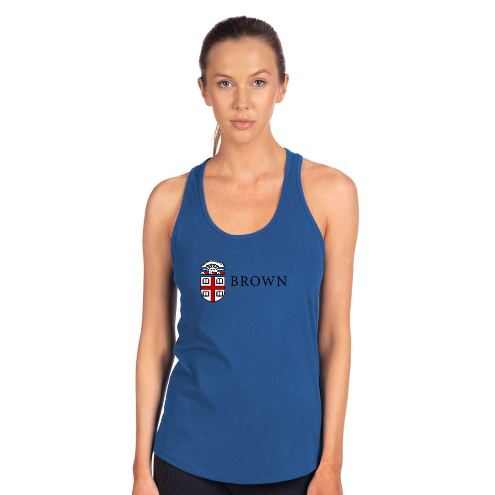 Women's Brown University  Next Level Ideal Racerback Tank
