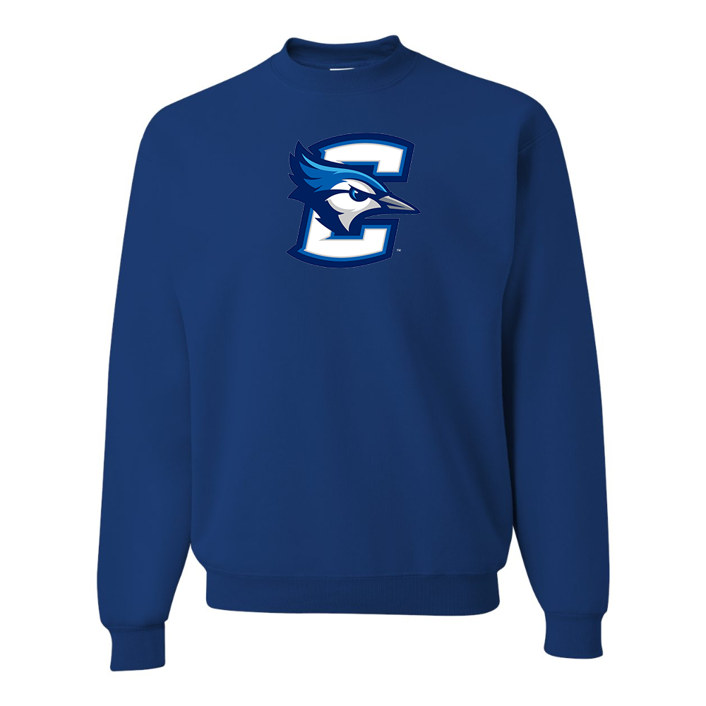 Men's  Creighton Bluejays JERZEES NuBlend Crewneck Sweatshirt