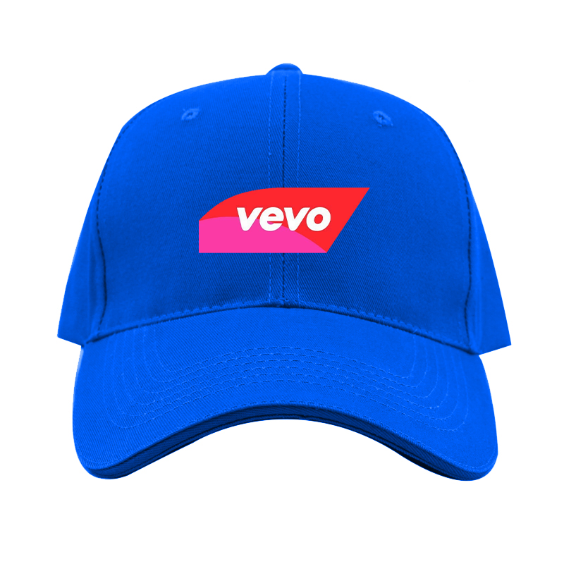 Vevo Thumbnail Banner Logo  Dad Baseball Cap Hat