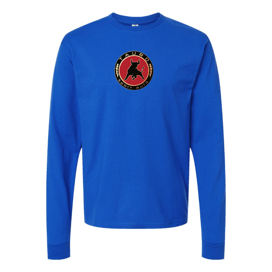 Men's Tauro Sport Auto Logo Cotton Long Sleeve T-Shirt