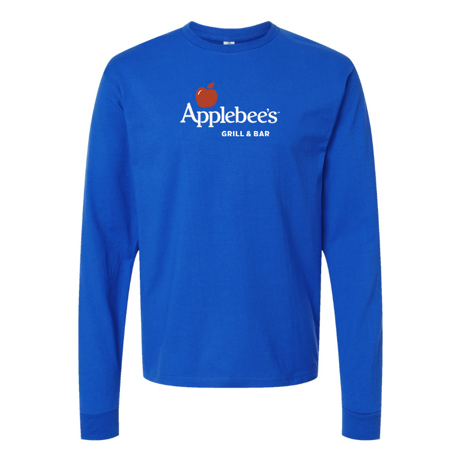 Men's Applebees Logo Cotton Long Sleeve T-Shirt