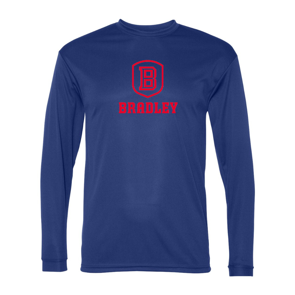 Men's Bradley Braves Performance Long Sleeve T-Shirt
