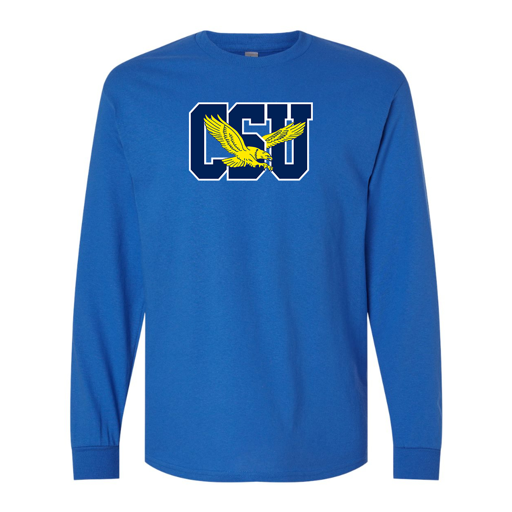 Men's Coppin State Eagles Gildan Heavy Cotton Long Sleeve T-Shirt