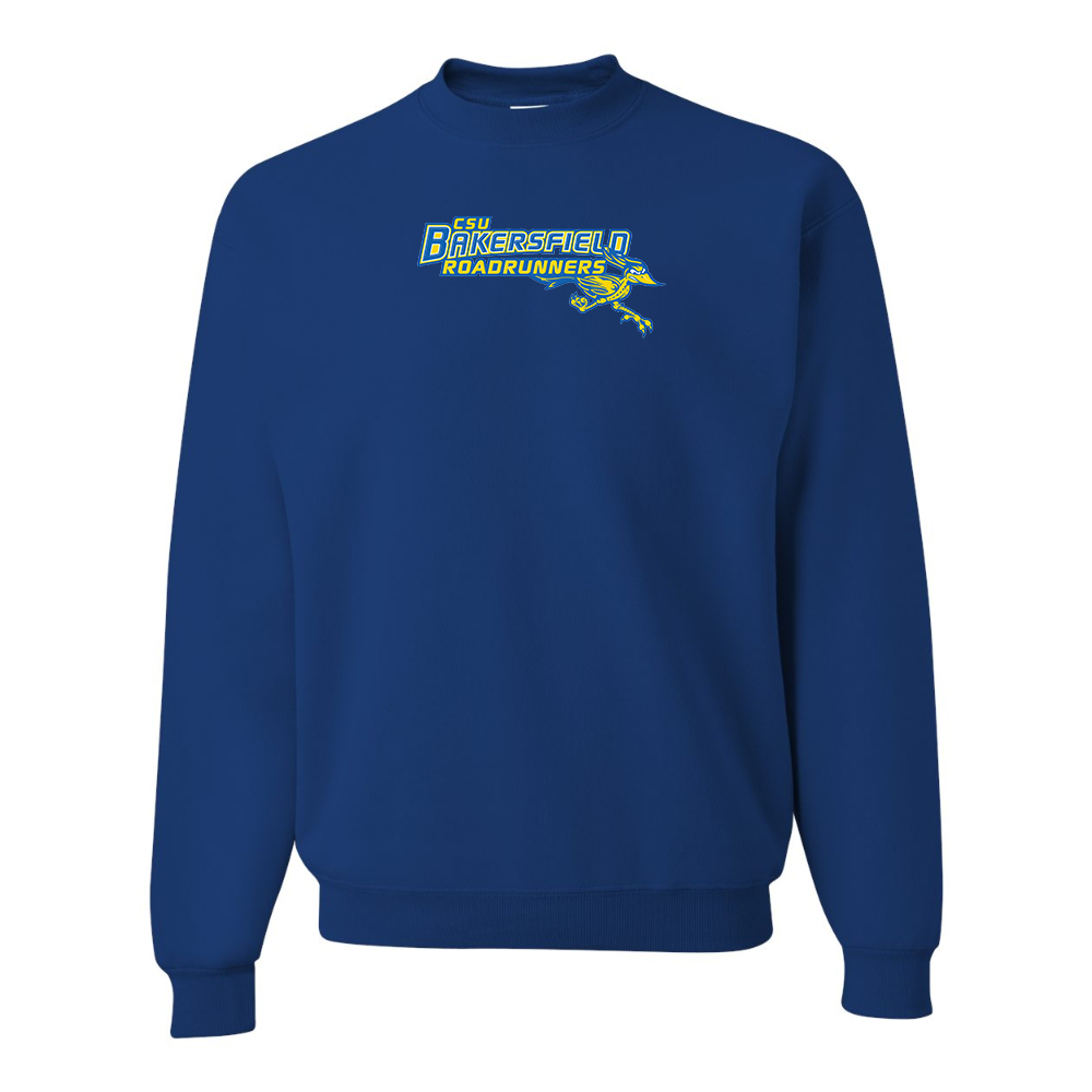 Men's  CSU-Bakersfield Roadrunners JERZEES NuBlend Crewneck Sweatshirt