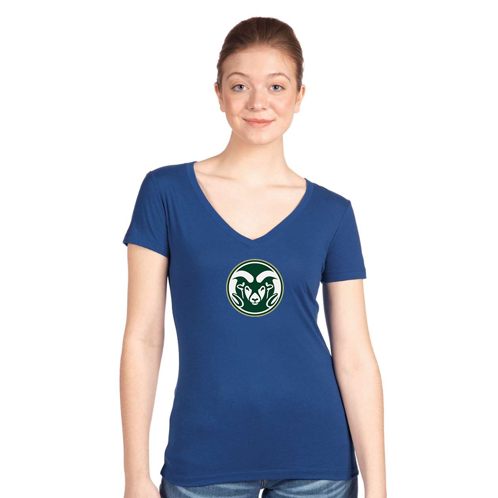 Women's Colorado State Rams Next Level V-Neck T-Shirt