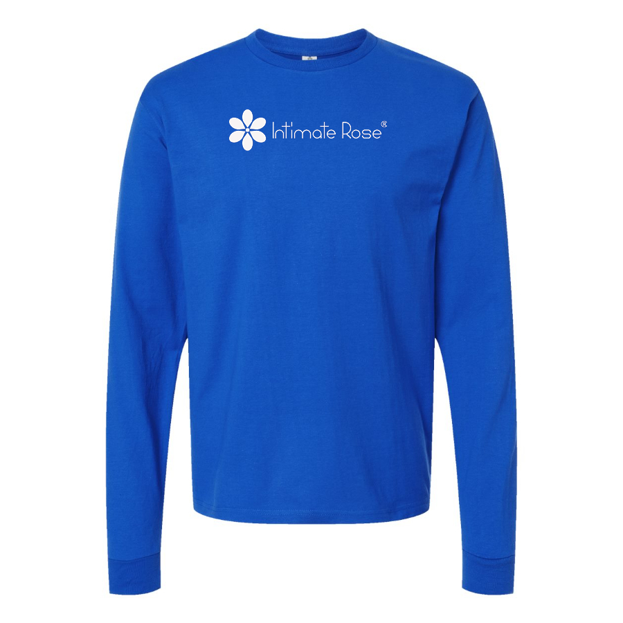 Men's Intimate Rose   Logo  Cotton Long Sleeve T-Shirt