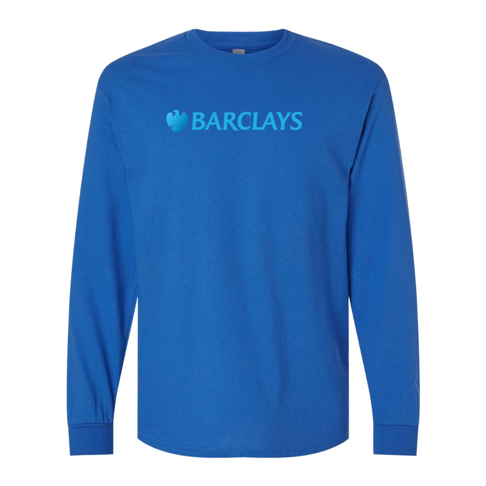 Men's  Barclays Gildan Heavy Cotton Long Sleeve T-Shirt