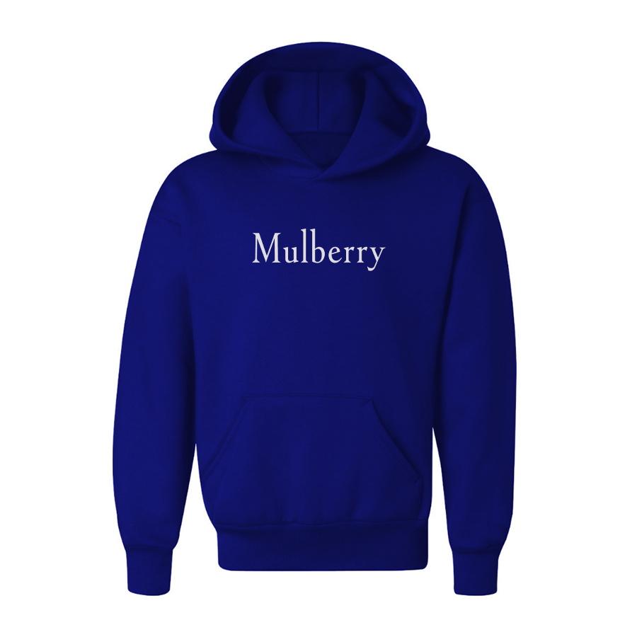 Youth Mulberry  Logo Pullover Hoodie