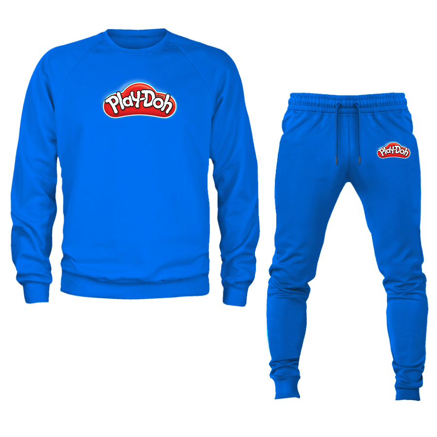Men's  Play Doh Crewneck Sweatshirt Joggers Suit