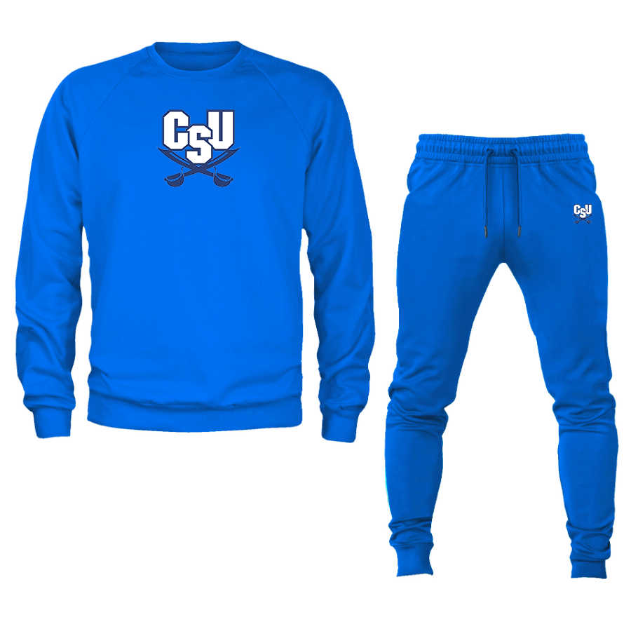 Men's  CSU Buccaneers   Crewneck Sweatshirt Joggers Suit