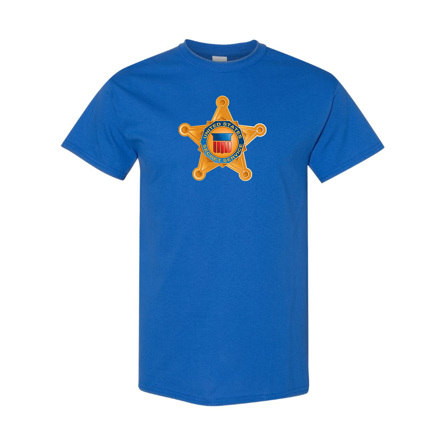 Men's Secret Service Star Logo Cotton T-Shirt