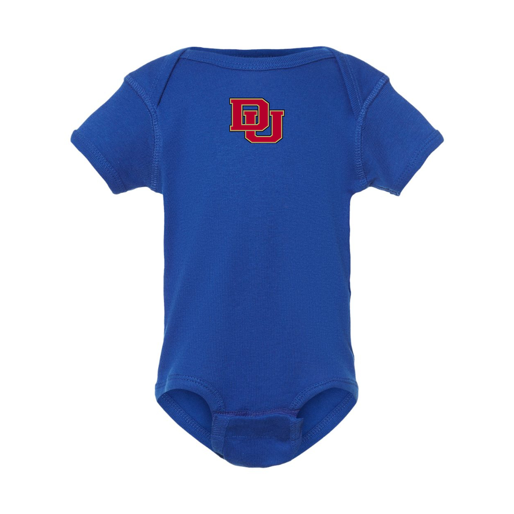 Denver Pioneers  Rabbit Skins Infant Baby Rib Bodysuit