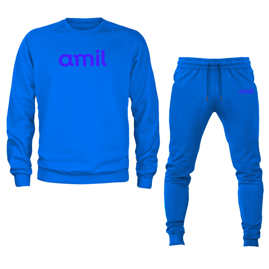 Men's  Amil Crewneck Sweatshirt Joggers Suit