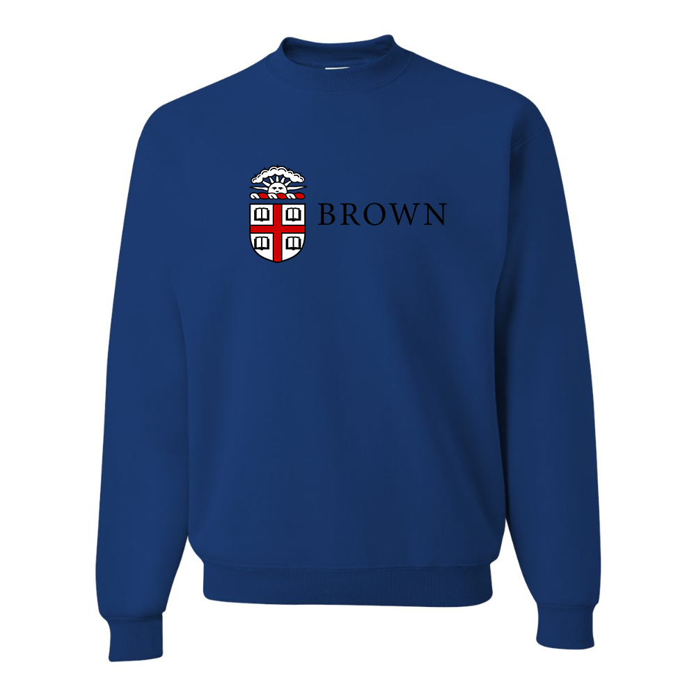 Men's Brown University JERZEES NuBlend Crewneck Sweatshirt