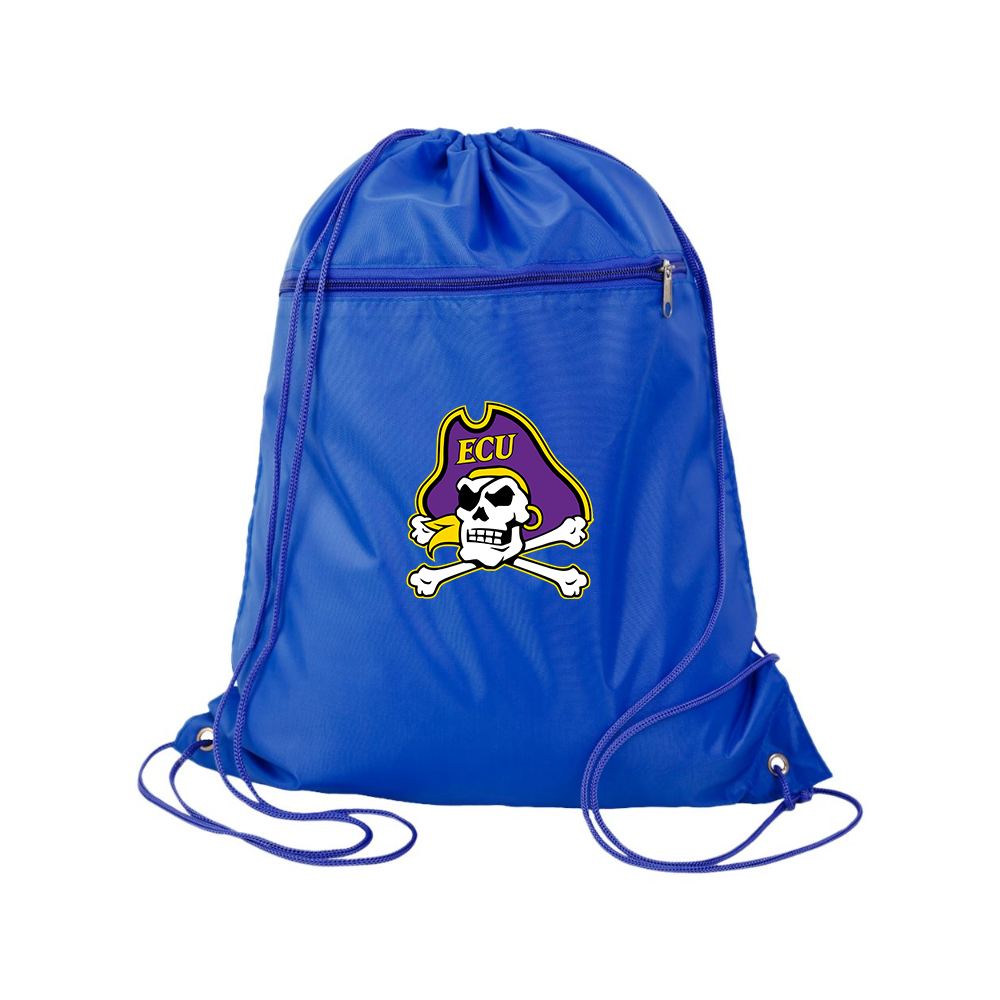 East Carolina Pirates  Q-Tees - Polyester Cinchpack