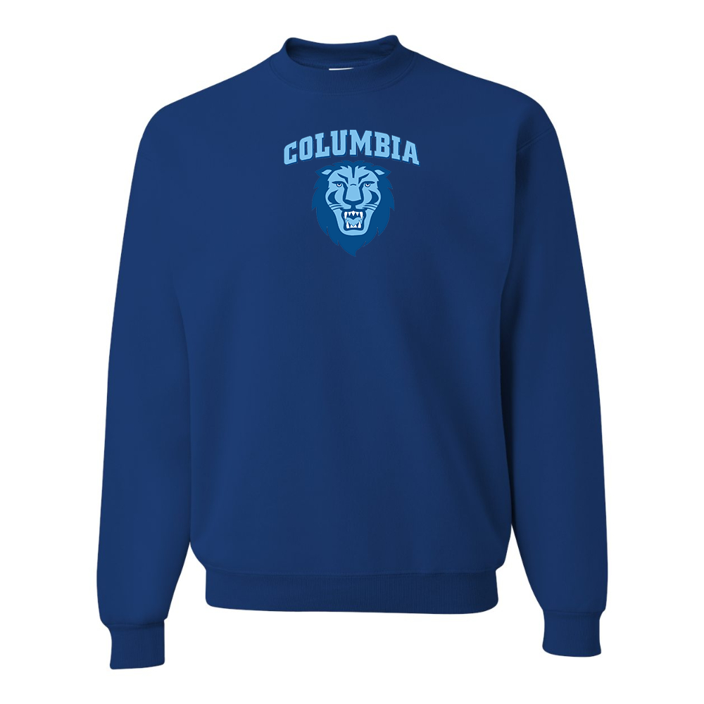Men's  Columbia Lions JERZEES NuBlend Crewneck Sweatshirt