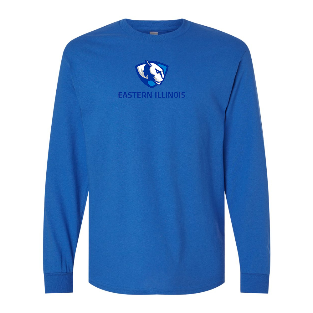 Men's Eastern Illinois Panthers Gildan Heavy Cotton Long Sleeve T-Shirt