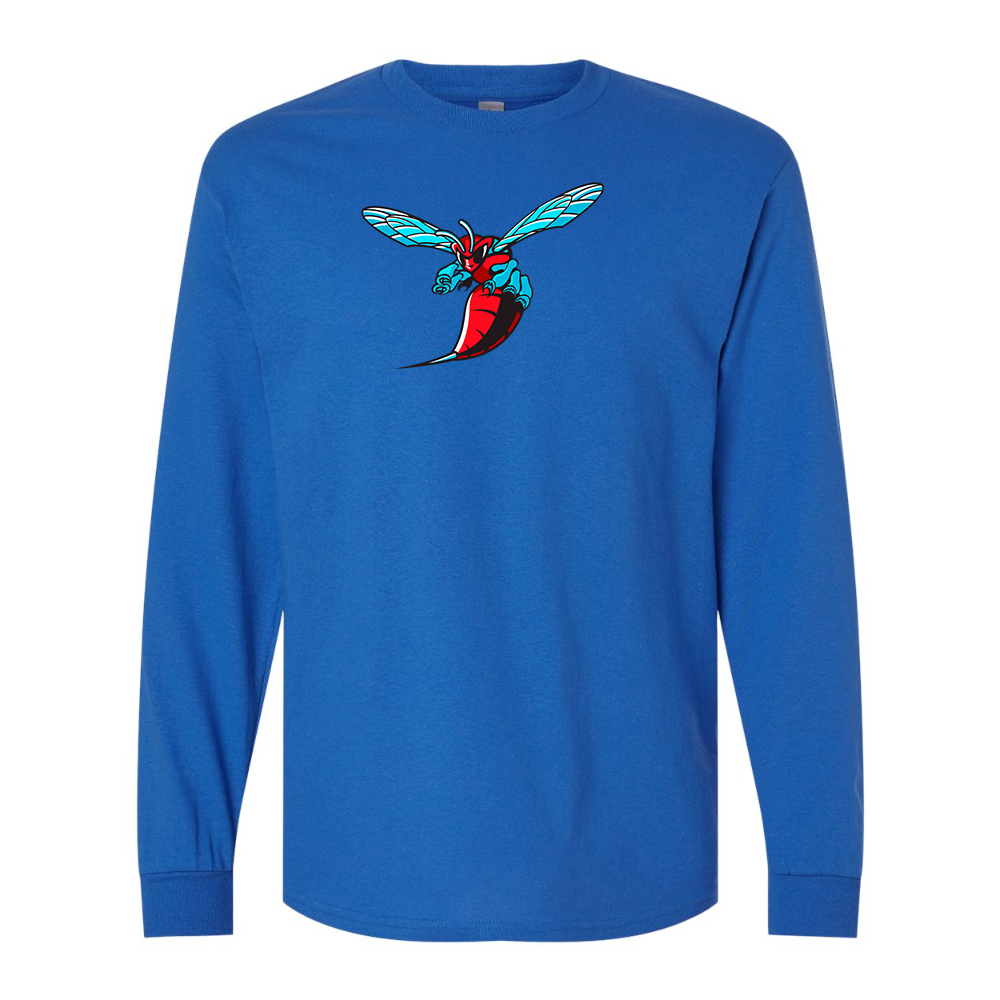 Men's Delaware State Hornets Gildan Heavy Cotton Long Sleeve T-Shirt