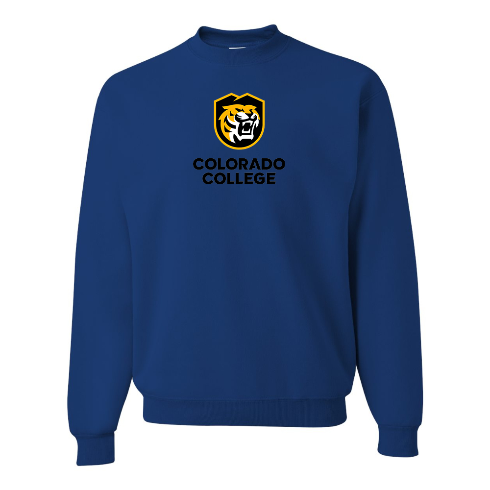 Men's  Colorado College Tigers JERZEES NuBlend Crewneck Sweatshirt