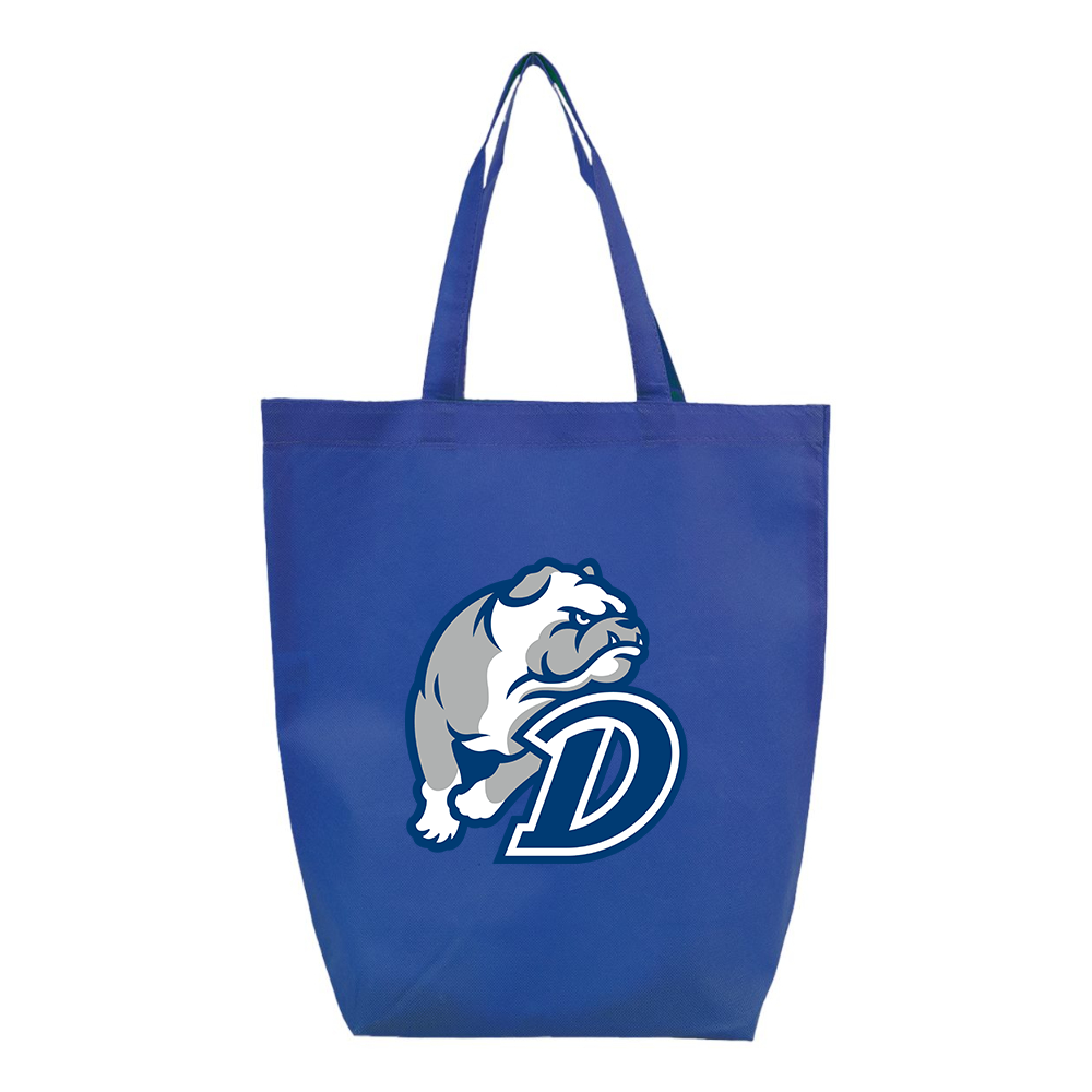 Drake Bulldogs Q-Tees Non-Woven Gusset Bottom Tote