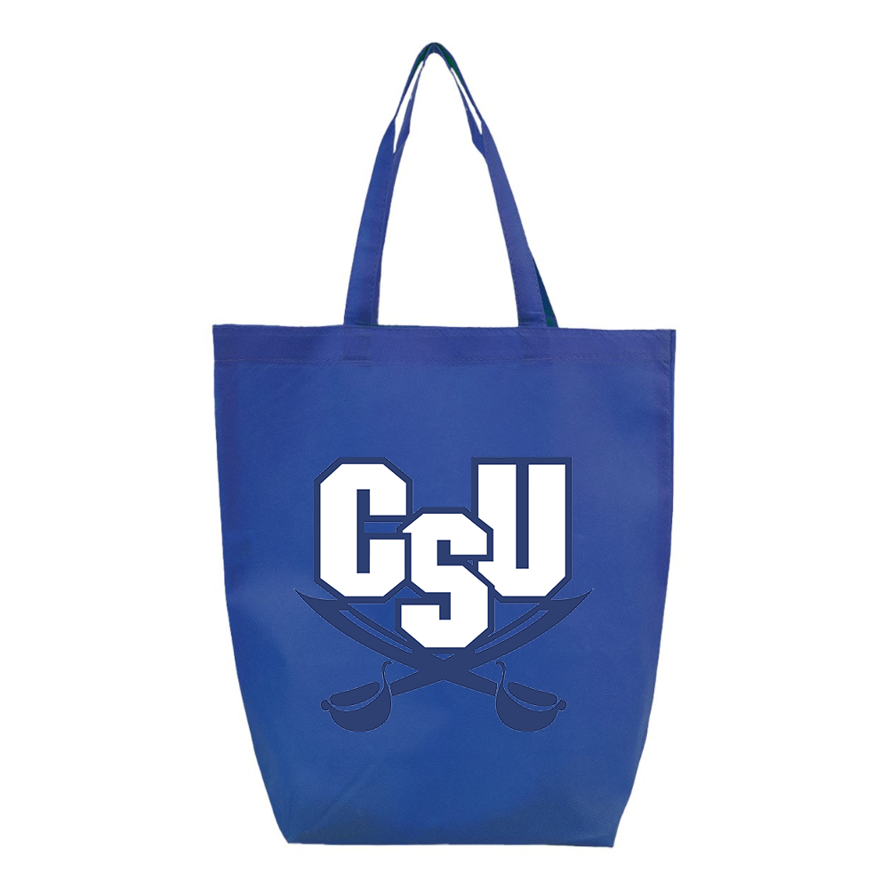 CSU Buccaneers   Q-Tees Non-Woven Gusset Bottom Tote