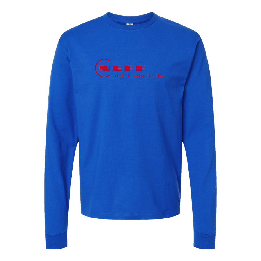 Men's NEFF Logo Cotton Long Sleeve T-Shirt