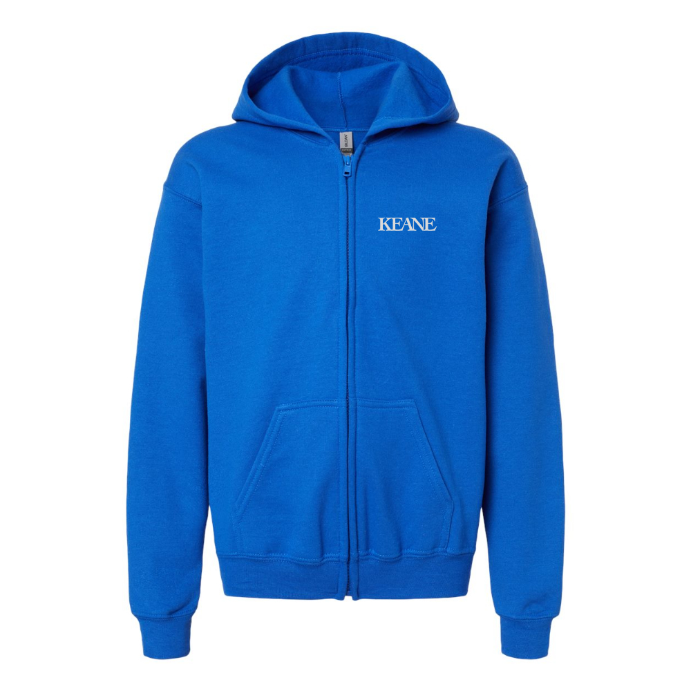 Youth Keane Gildan Heavy Blend Full Zip Hooded Sweatshirt