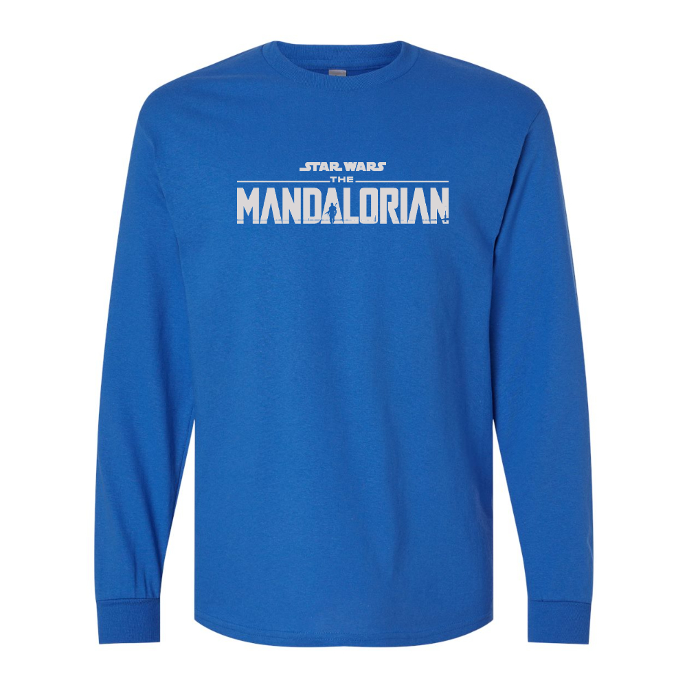 Men's Star Wars The Mandalorian Gildan Heavy Cotton Long Sleeve T-Shirt