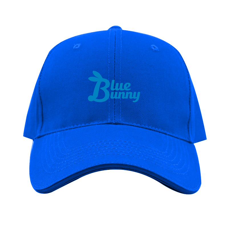 Blue Bunny  Logo  Dad Baseball Cap Hat